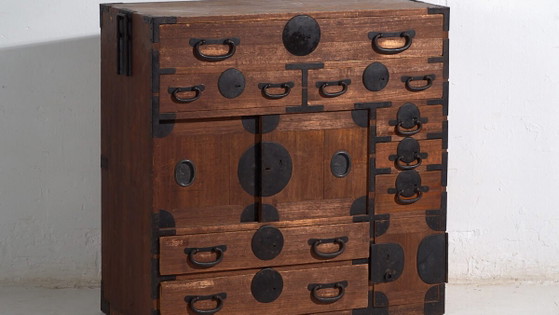 Tansu giapponese antico - Periodo Meiji / Taishō (ca. ) #52 – Cassettiere, Iron (photo 3 of 40)