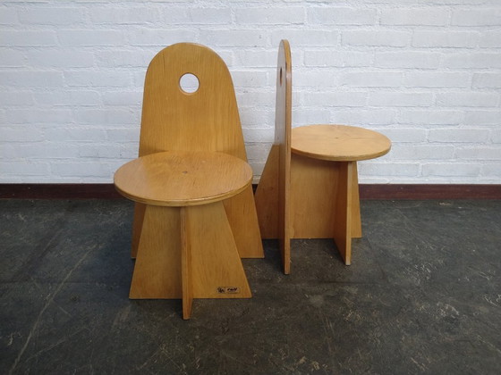 Image 1 of Design set of high chairs + table by ROLF