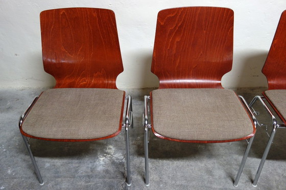 Image 1 of Set of 4 Hiller Chairs, Germany, 1970s