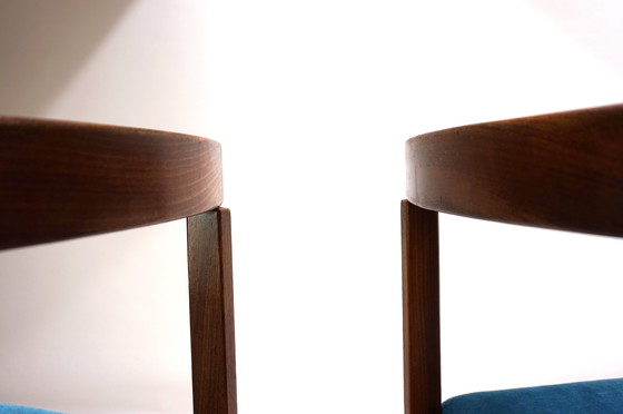 Image 1 of Asko Finland Set di 4 sedie da pranzo Tectonia di Jussi Peippo, 1960