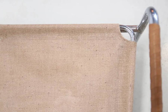 Karin Mobring Amiral stoelen in chroom en jute uit 1973 – Ikea, Eetkamerstoelen, Leather, Chrome, Vintage (photo 7 of 8)