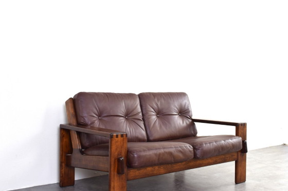 Brutalist Bonanza Sofa by Esko Pajamies for Asko, 1960s. – 2 seaters, Wood (photo 11 of 16)