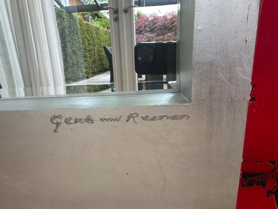 Image 1 of Gert van Reenen – Spiegel gerahmt mit Originalkunst