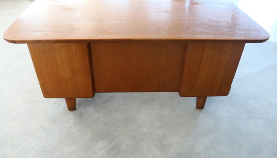 Image 1 of vintage XL desk | teak | 1960s | Swedish