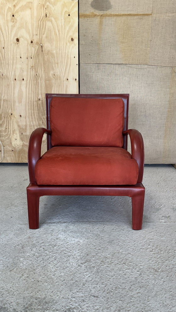 Image 1 of 2x Roche Bobois Leather Seat