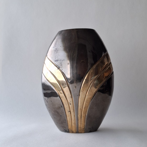 Image 1 of Art Deco Vase – WMF Ikora – 1930s Dinanderie