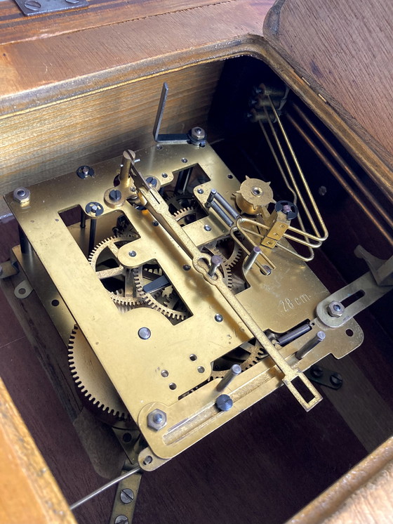 Image 1 of Vintage Kieninger wall clock - mechanical - 1950s/60s