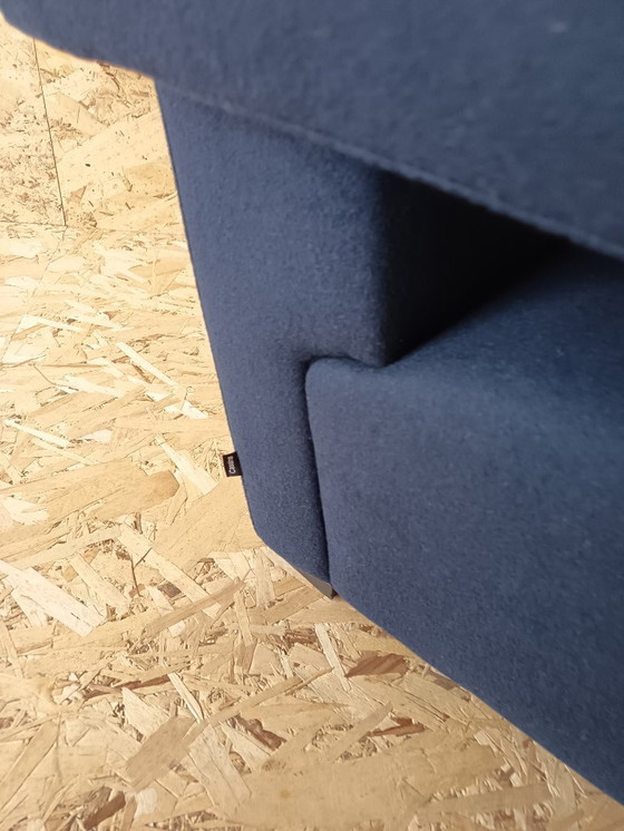 Image 1 of CASSINA Utrecht 637 armchair in Midnight BLUE Kvadrat wool by Gerrit Rietveld