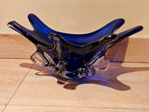 Murano Cobalt Blue Bowl