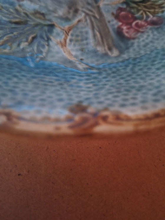 Image 1 of Barbotine/Majolica bowl
