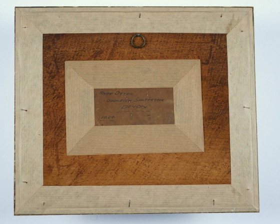 Image 1 of T. Ball, River Otter (Budleigh Salterton, Devon), 1924. Framed watercolor.