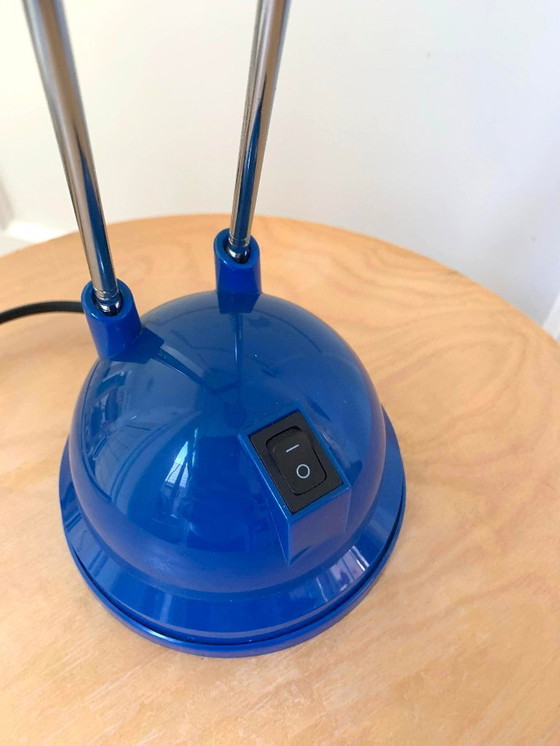 Image 1 of Vintage IKEA Espressivo bureaulamp – blauw (jaren ’90)