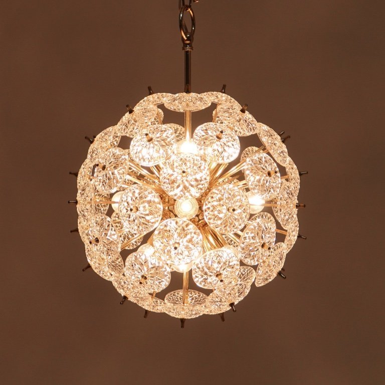 Massive Val Saint Lambert Sputnik chandelier | Whoppah