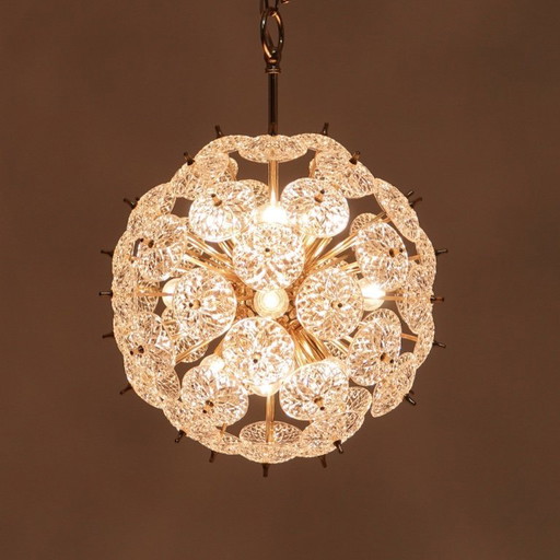 Massive Val Saint Lambert Sputnik chandelier