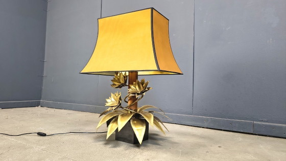 Image 1 of Maison jansen floral table lamp, 1970s