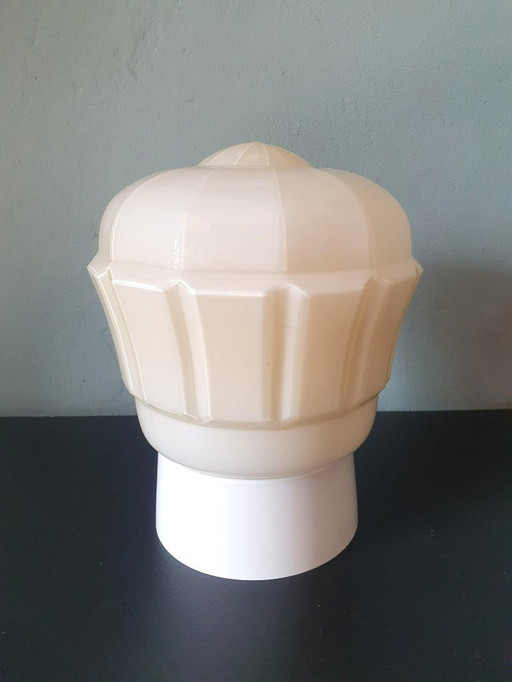 Art Deco Thabur Ceiling Lamp in cream - light brown color