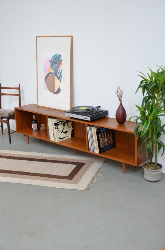 Image 1 of Credenza vintage, mobile HiFi per dischi, ripiano per dischi, mobile basso