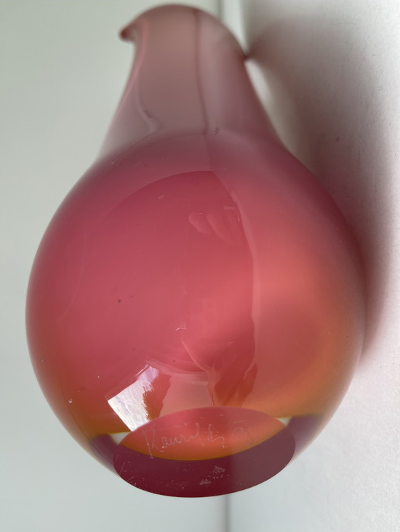 Image 1 of Glass Object Signed 41Cm