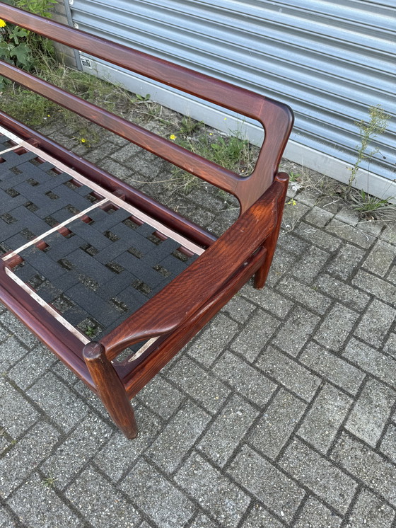 Image 1 of Divano vintage a 3 posti in teak (rivestire i cuscini)