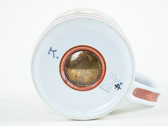 Image 1 of Tazza in ceramica, design danese, 1978, designer: Bo Kristiansen, produttore: Royal Copenhagen