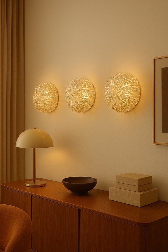 Image 1 of Apliques de pared con burbujas de Helena Tynell para G. Limburg, década de 1970