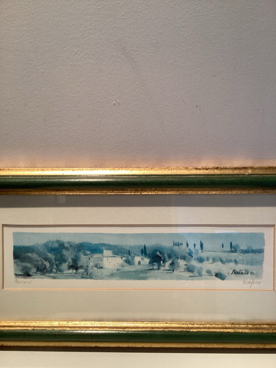 Massimo Pantani - Limited & Signed Serigraph “Toscana” – Art, Glass, Paper (photo 4 of 8)