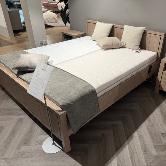 Image 1 of AGS Greece bed - 180x200 adjustable with bedside table (set of 2)