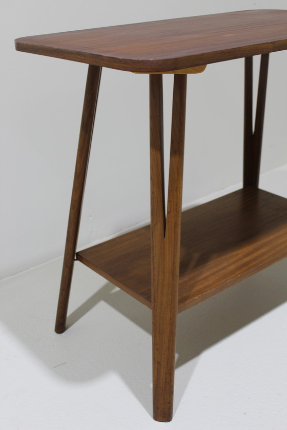 Image 1 of Vintage Side Table, Audio Table - 1960s, Teak