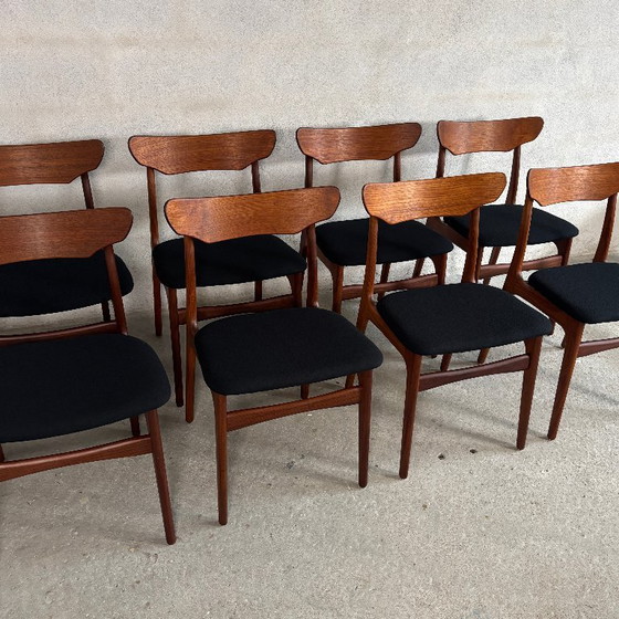 8x Sedie da pranzo in teak di Schiønning & Elgaard – Wood (photo 5 of 11)