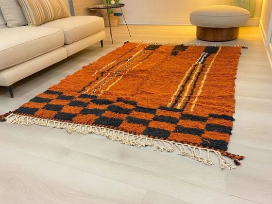 Alfombra bereber marroquí hecha a mano 200cm x 300cm – Wool, Modern (photo 5 of 6)