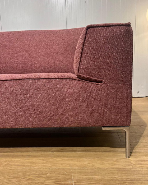 Image 1 of NEU BEZOGENES Design on Stock Bloq Ecksofa Aubergine