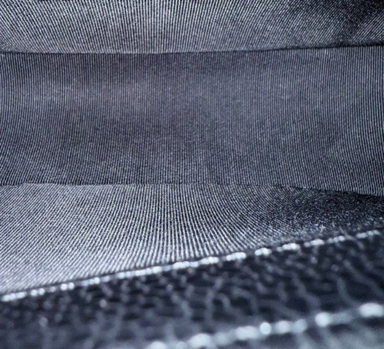 Image 1 of Chanel Boy Small - Caviar 20cm Chevron Grained Calfskin Black Leboy Ruthenium Silver Hardware Series 28
