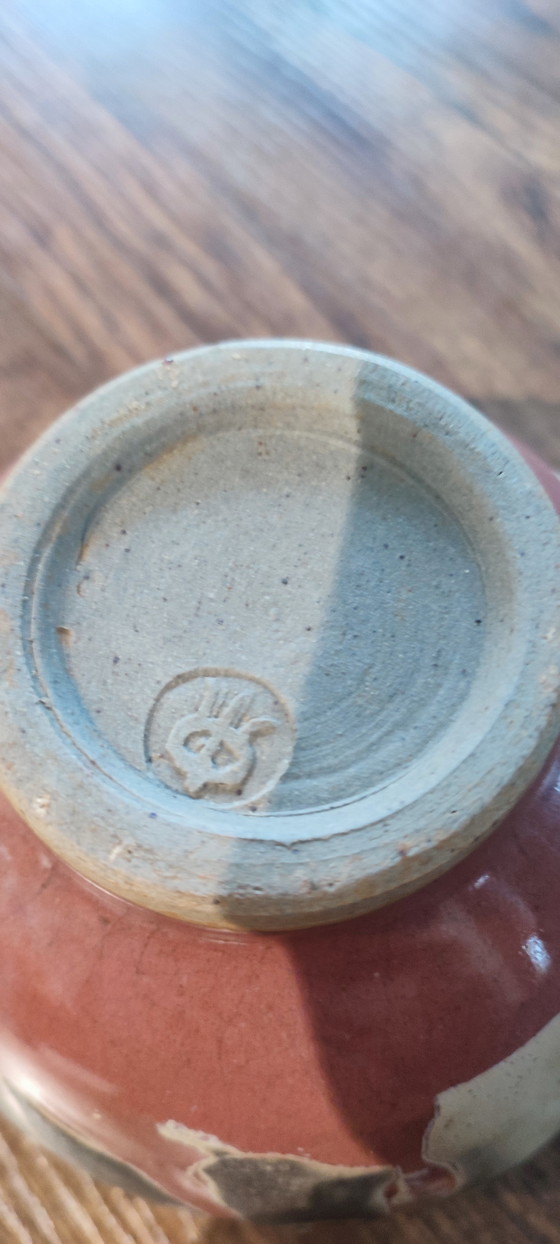 Image 1 of gres porcelánico esmaltado de los años 70 firmado