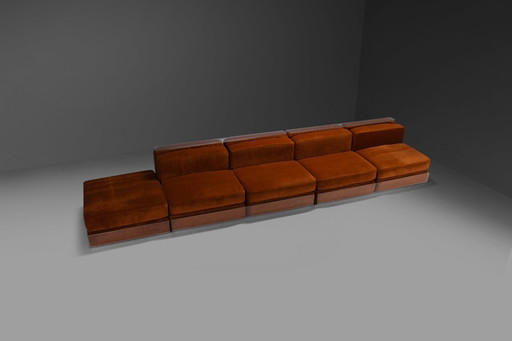 Seltenes Ecksofa aus Acrylglas von Roberto Monsani für Acerbis, Italien 1975