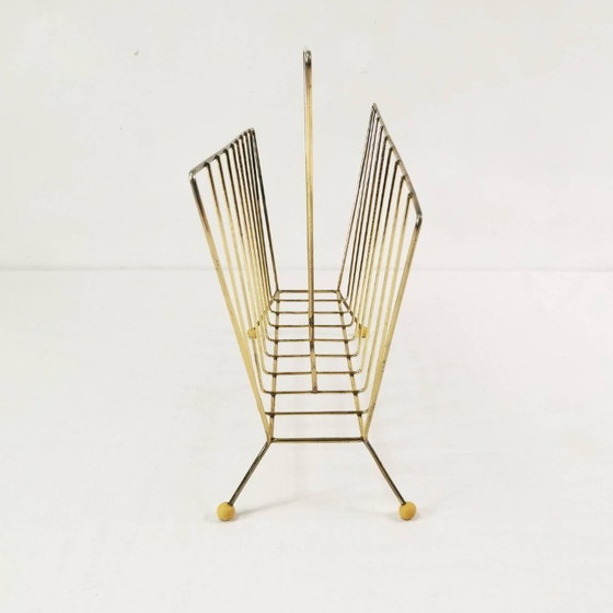Portariviste modernista, anni '60. – Metal, Brass (photo 4 of 10)