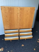 Armoire vintage milieu du siècle Hellerau Franz Ehrlich