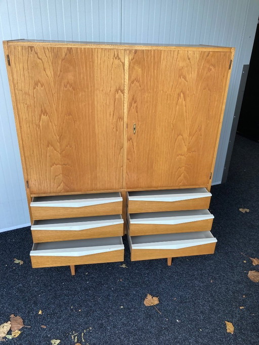 Mid-century vintage wardrobe Hellerau Franz Ehrlich