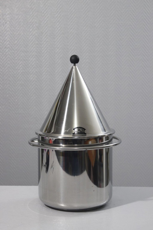 Bent Falk "Menu" champagne bucket Denmark 1980s Memphis design