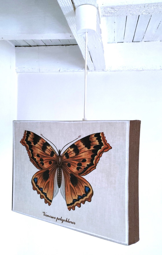 Image 1 of Suspension Papillons Trois Faces Tissu Années 90