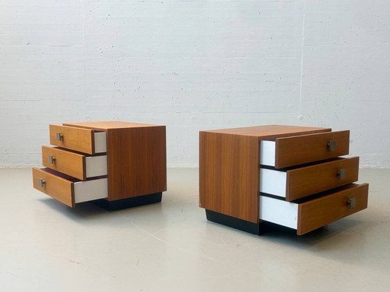 Cassettiera disegnata da Alfred Hendrickx per Belform, anni '60. – Cassettiere, Metal, Wood (photo 3 of 9)