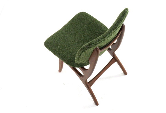 Image 1 of Ensemble de 4 chaises de salle à manger Pynock, style vintage, rembourrées