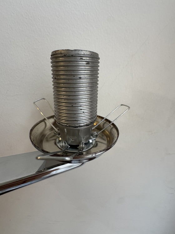 Image 1 of Applique cromate e opaline degli anni '70