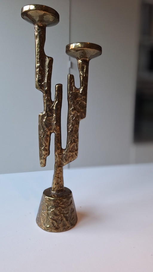 Portacandele brutalista di Horst Dalbeck