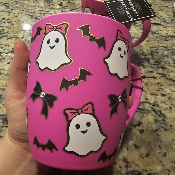 Image 1 of Tazza di cristallo minerale in resina Tazza da caffè in cristallo minerale viola