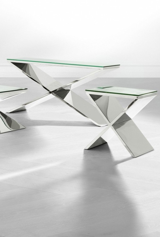 Image 1 of Conjunto EICHHOLTZ Mesa auxiliar Metropole + mesas auxiliares