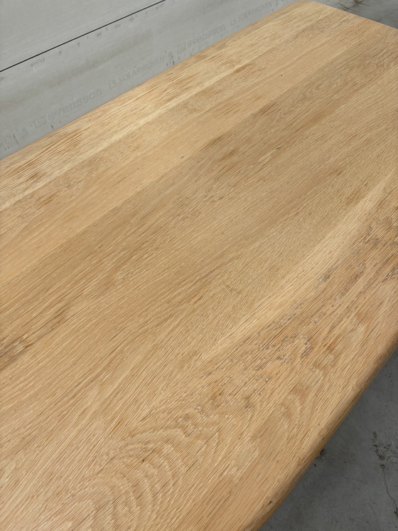 Image 1 of Midcentury Oak Salon Table