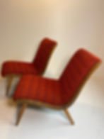 Jens Risom Poltrona Lounge Chair Anni '40 '50 Rosso Boucle Vostra Knoll – Poltrone (photo 26 of 38)