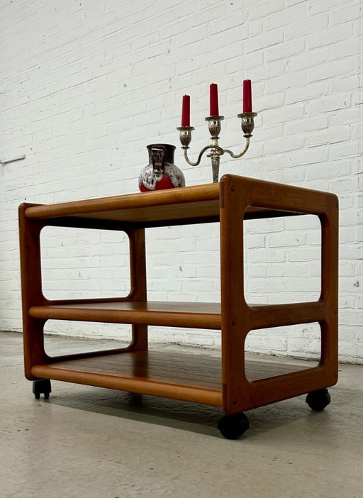 Vintage Danish serving trolley