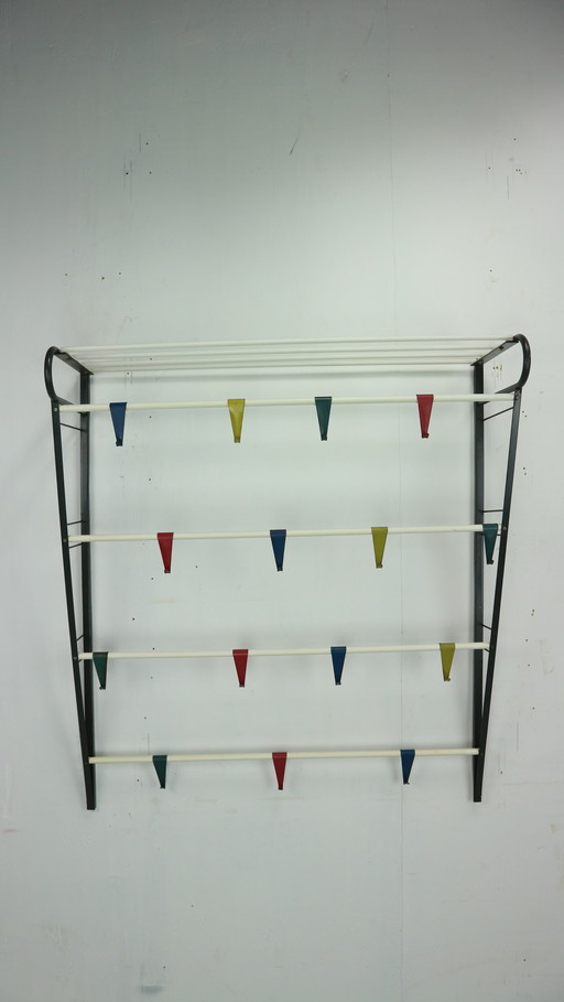 Coen de Vries for Devo “Scale” Metal Coat Rack, the Netherlands, 1960s