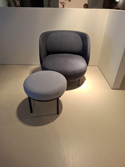 Tonon Metiz fauteuil met poef